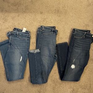 Hollister Lot of 3 Pairs Jeans Size 13R W31L28